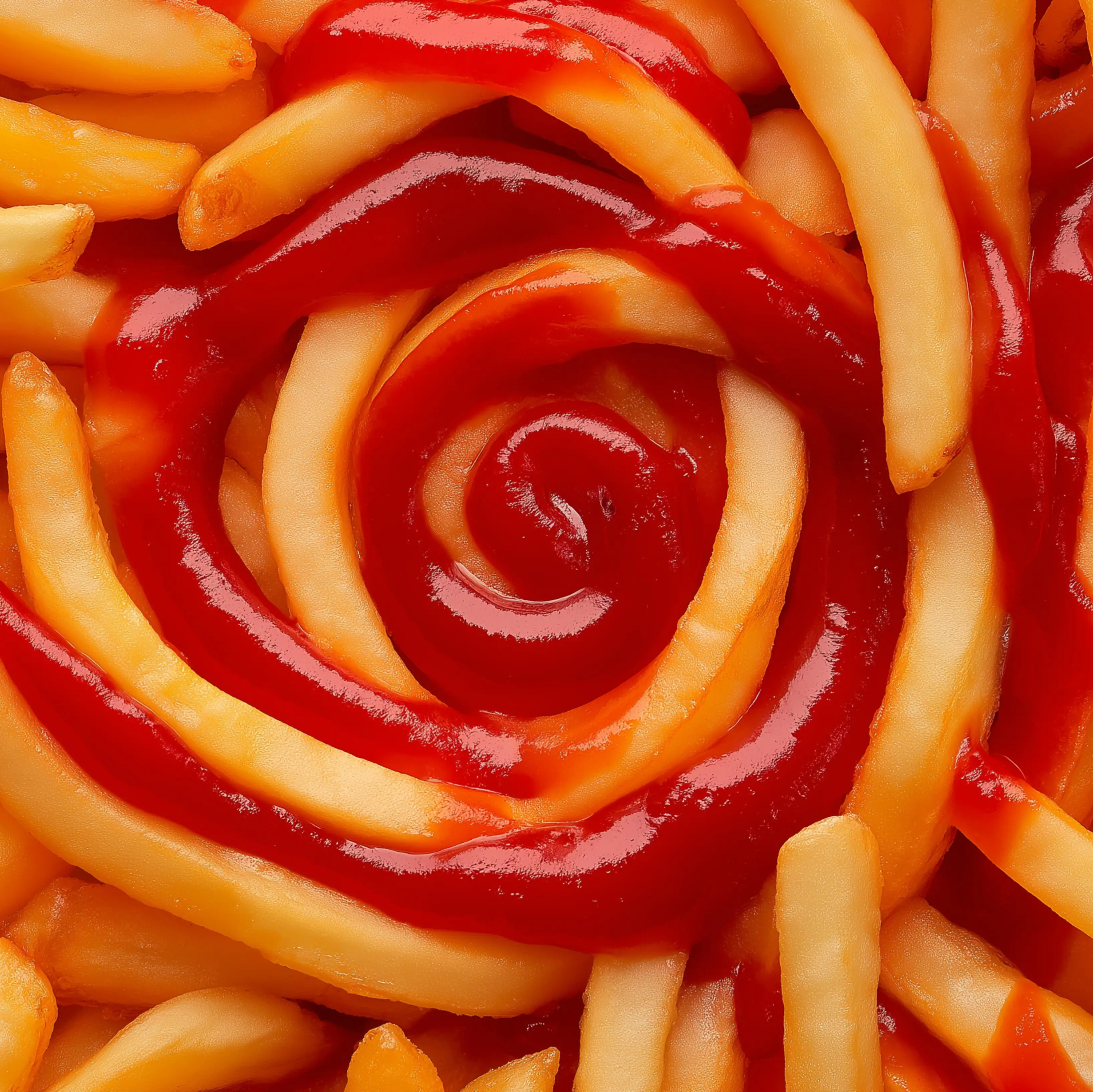 Golden spiral curly fries with seasoning, representing the best fresh or frozen curly fries